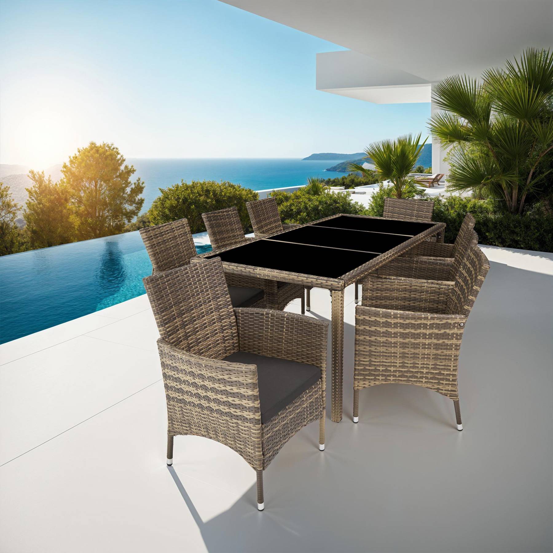 Rattan Sitzgruppe Almansa