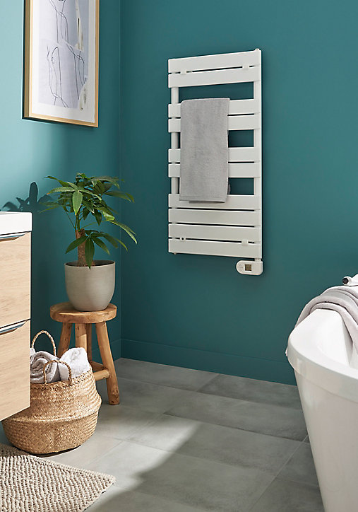 Sèche-serviettes électrique à inertie fluide De'Longhi Marquis blanc 500W