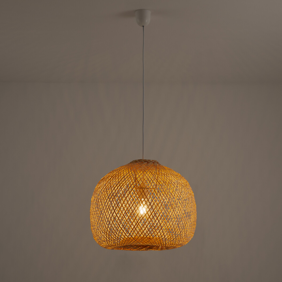 LA REDOUTE INTERIEURS<br>Luminária pendente em bambu Ø40 cm, Ezia