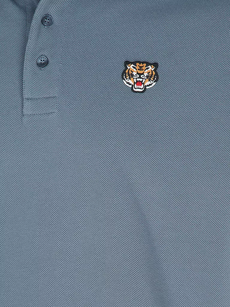 KENZO Poloshirt LUCKY TIGER hellblau