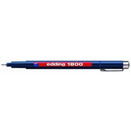 edding 1800 Faserzeichner Profipen, blau, 0.5mm