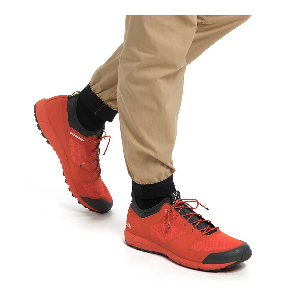 Haglöfs L.I.M LOW - Chaussures randonné Homme flame orange/magnetite