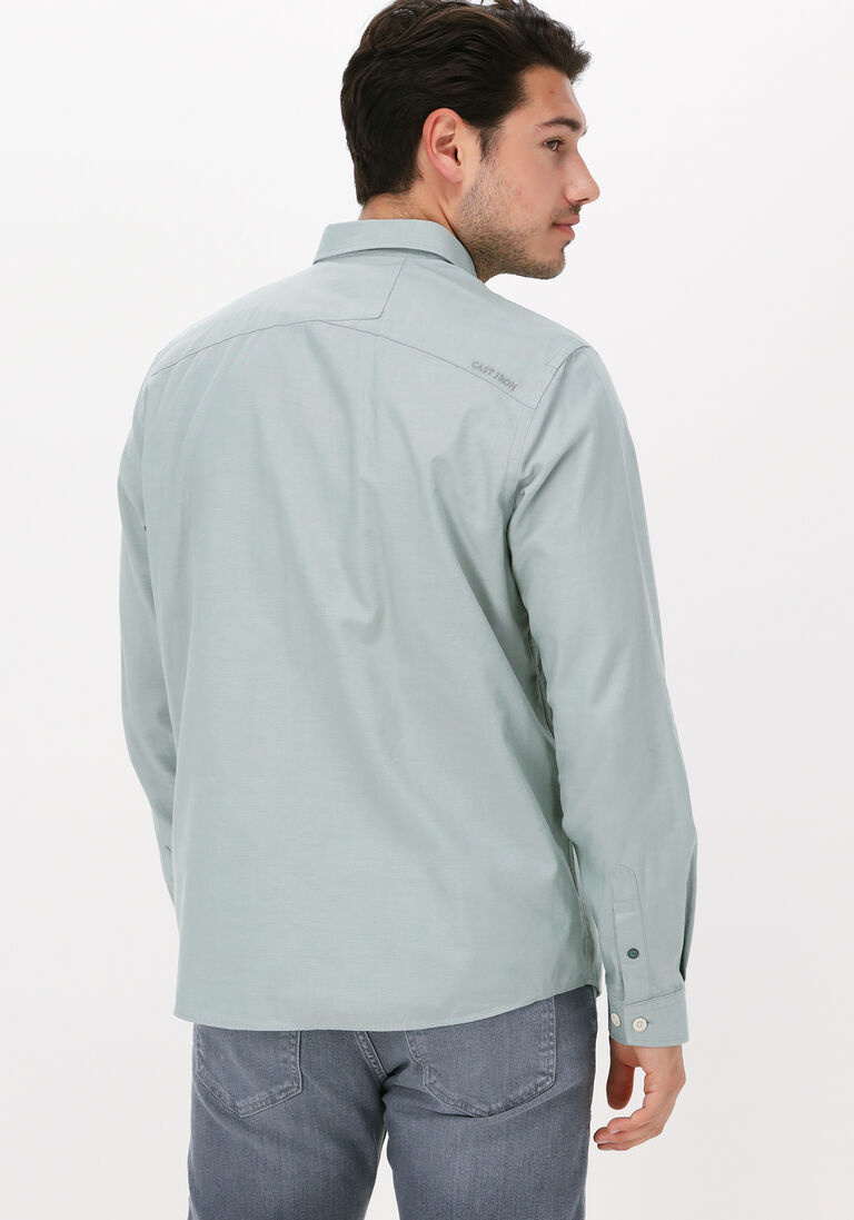 CAST IRON mint cast iron casual overhemd long sleeve shirt relaxed fit soft chambray