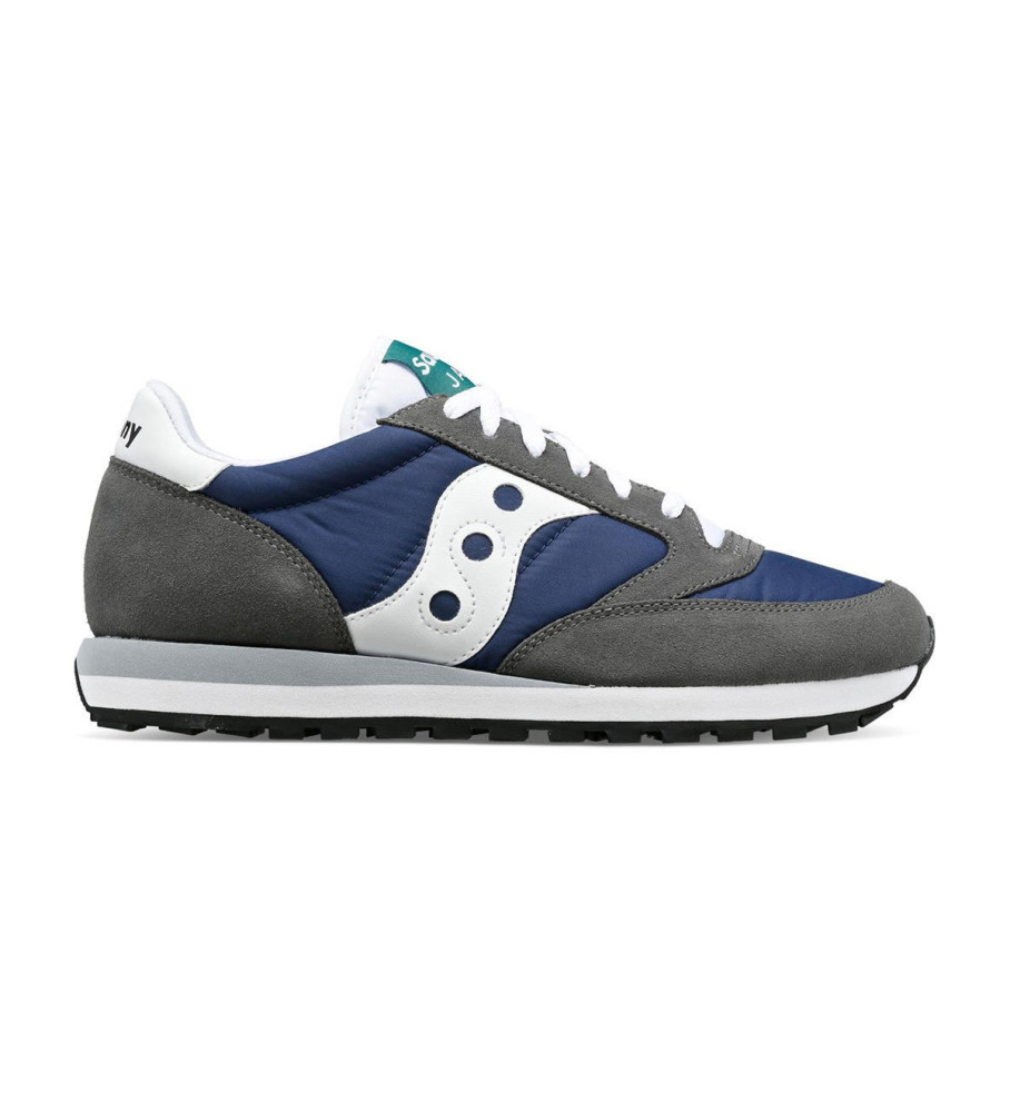 Tênis Saucony Jazz Original em couro, azul marinho