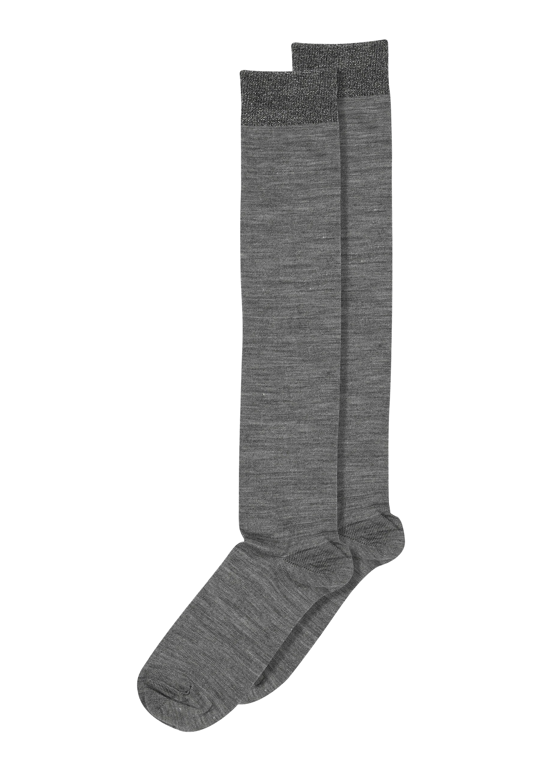 mpWoman  Wool/silk knæstrømper - grå