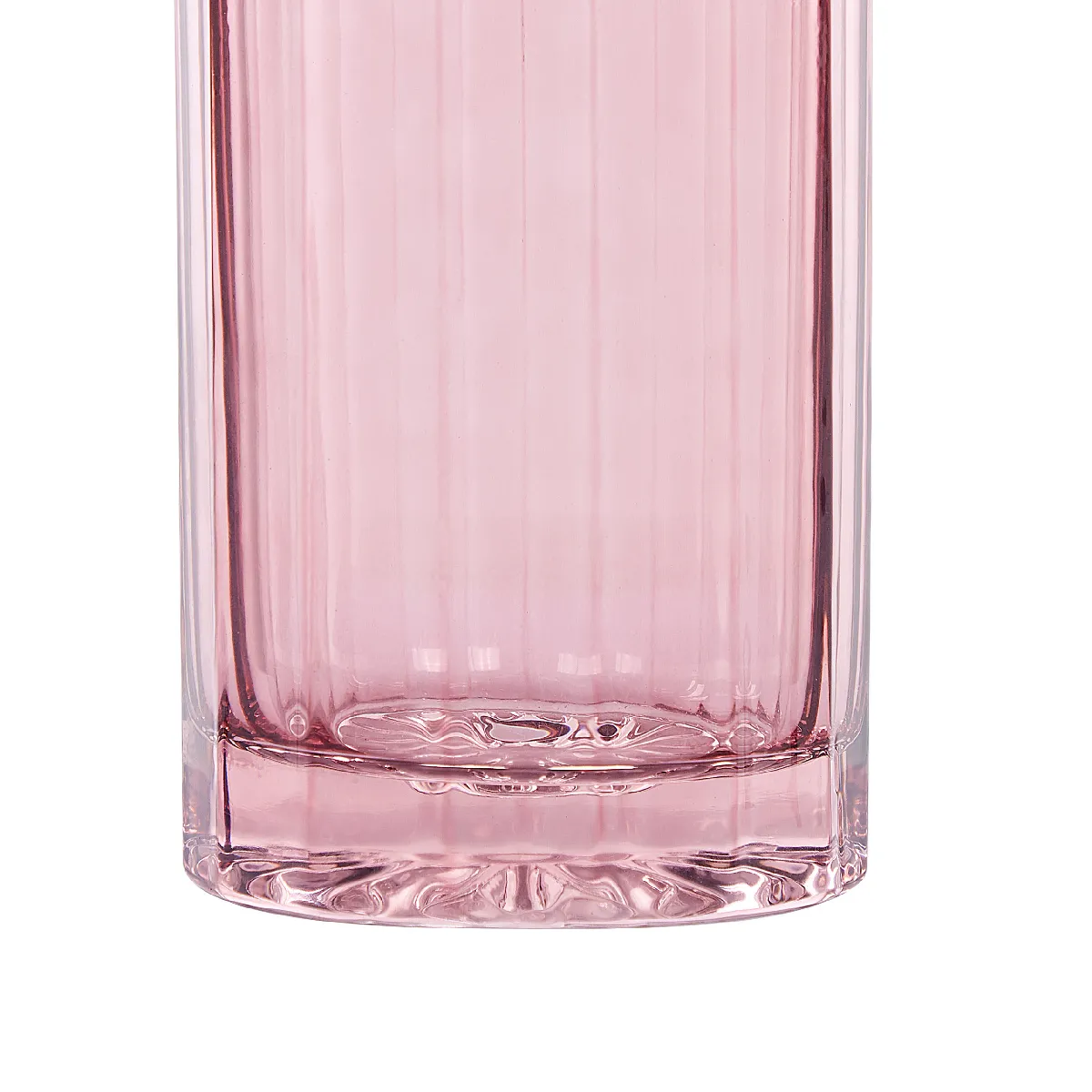 BELIANI Vase PERDIKI - Verre Rose