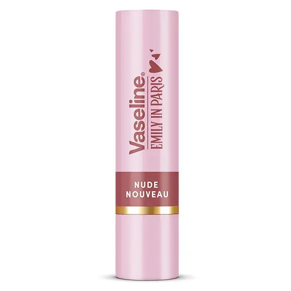Bálsamo labial com cor Vaseline Emily in Paris Nude Novo 3g