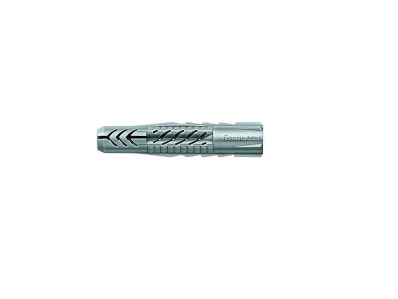Fischer Universaldübel  UX 8 x 50, 10 Stück Universelle Nylondübel für alle Baustoffe
