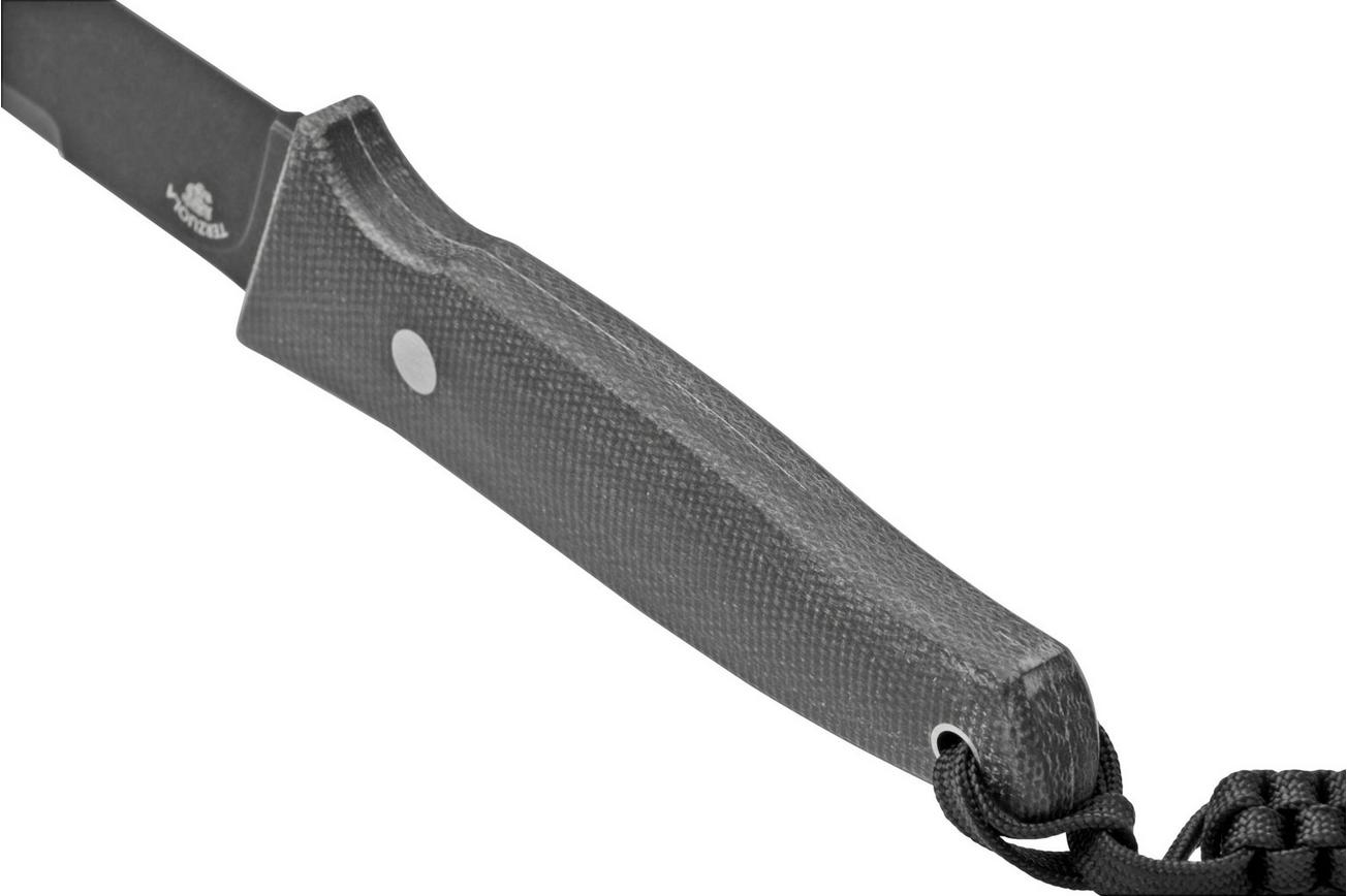 Civivi Tamashii C19046-4 Green Canvas Micarta, Blackwashed vaststaand mes, Bob Terzuola design