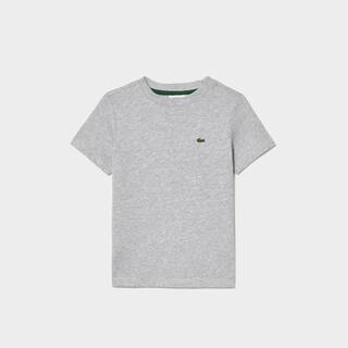 T-shirt uni en jersey de coton T-Shirts & Chemises - Gris - Lacoste - Enfant