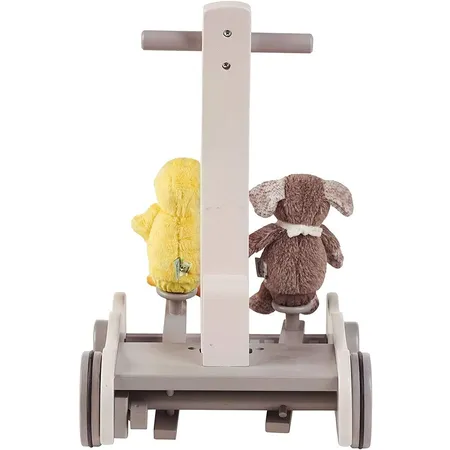 Sterntaler Lauflernwagen Hanno und Edda, 40 x 29 x 60 cm, Grau/bunt