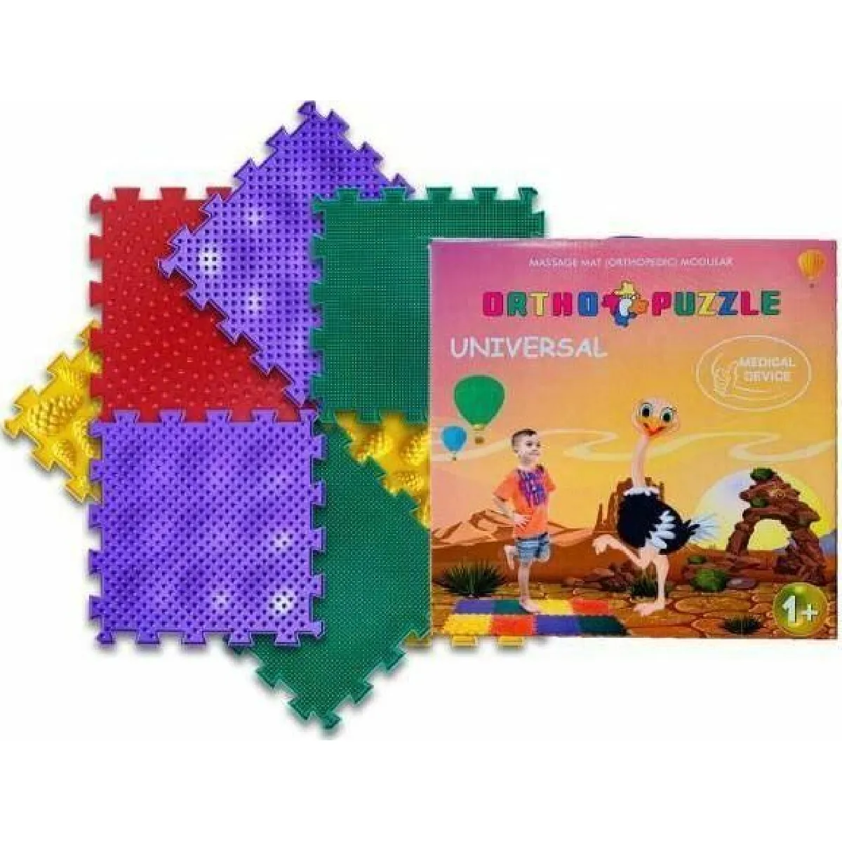 Wader Tapis Enfant Puzzle Orthopédique