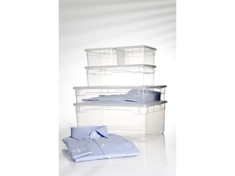 Rotho Aufbewahrungsbox Clearbox Lady Shoe Transparent Schuh-Aufbewahrungskiste