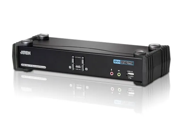 ATEN CubiQ CS1782A - KVM / audio / USB switch - 2 x KVM / audio - 1 lokalbruger - desktop