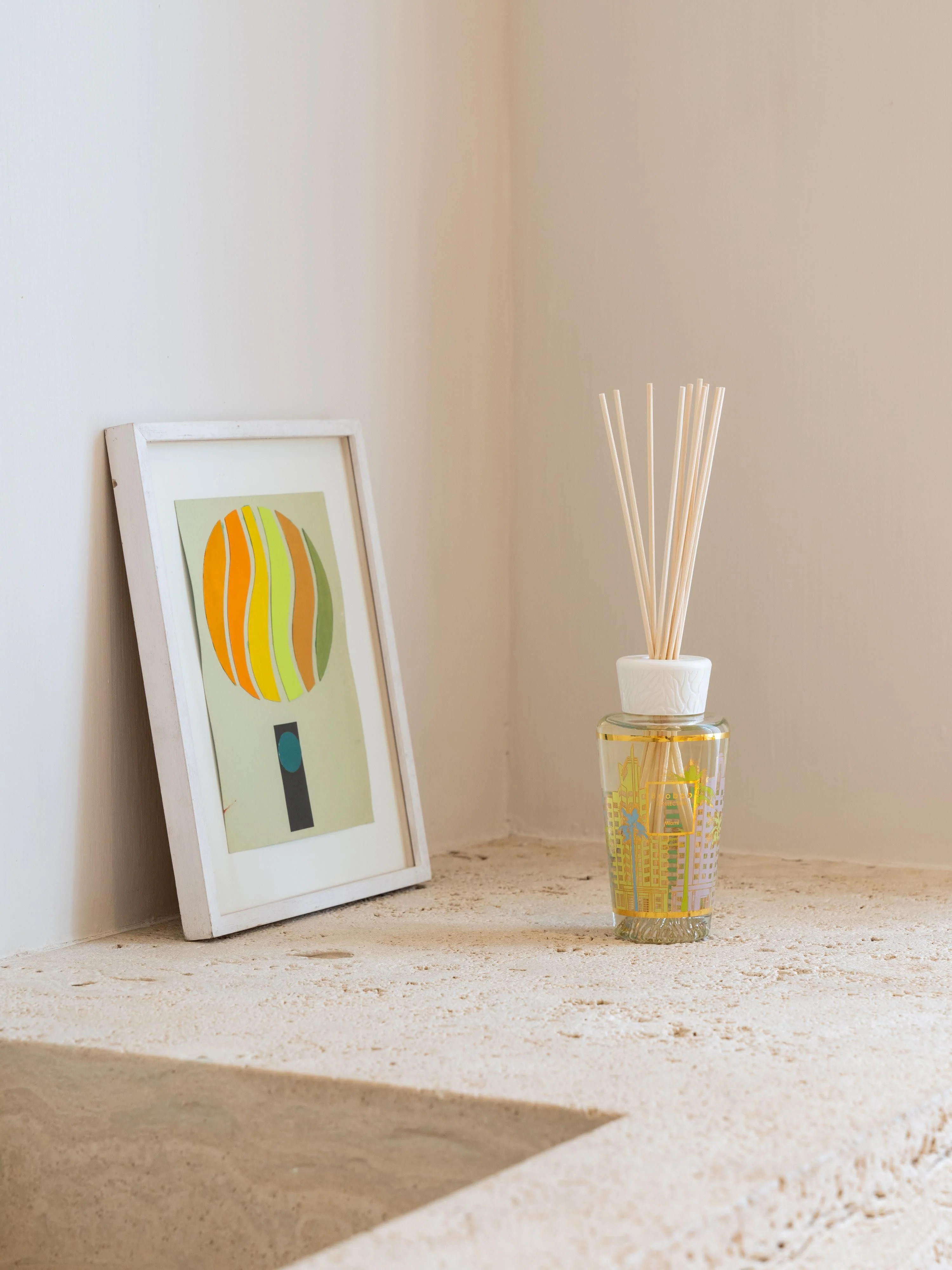 Handgemaakte diffuser My First Baobab Miami (zoutbloem, zeeden & cypres)