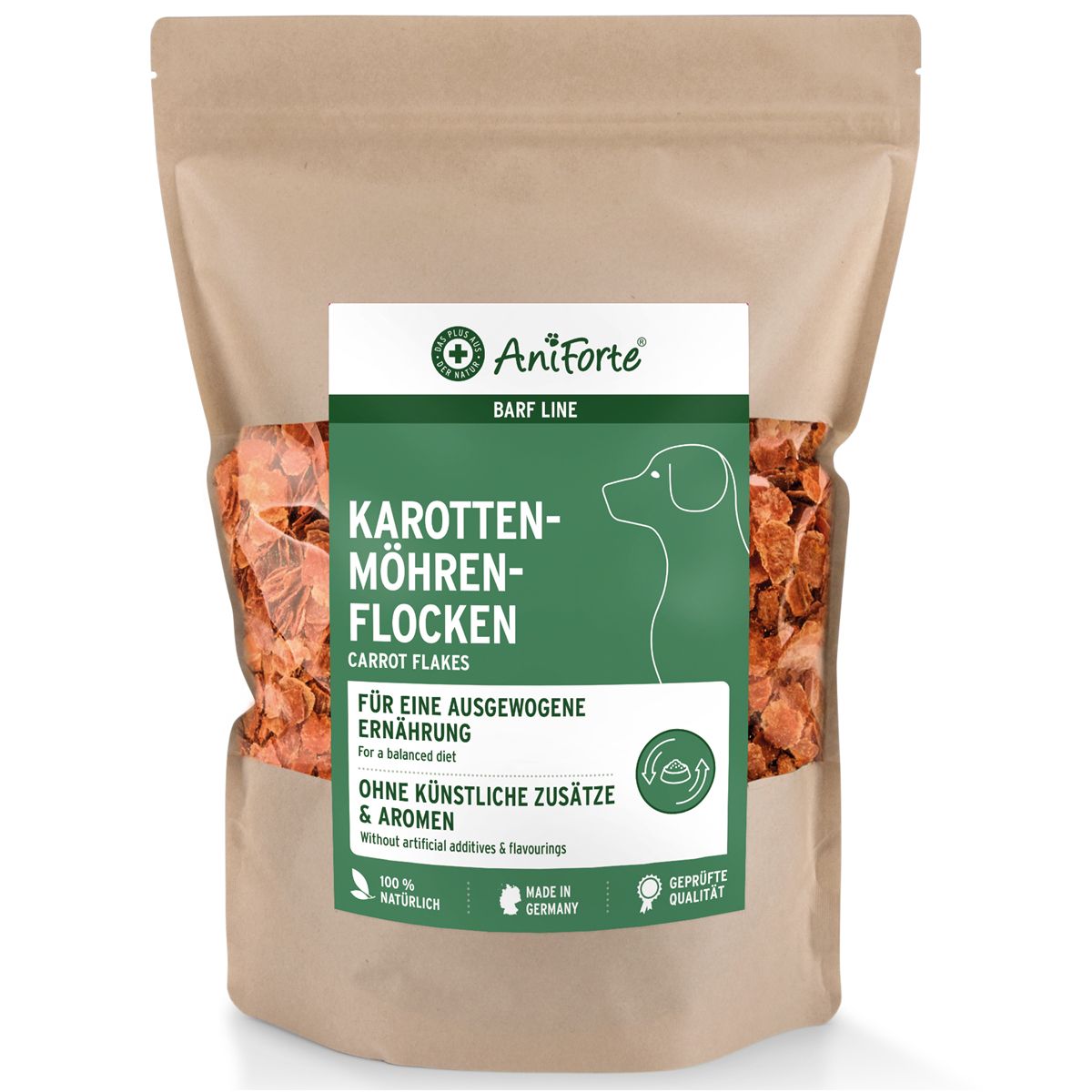 AniForte BARF-Line Karotten-Möhrenflocken