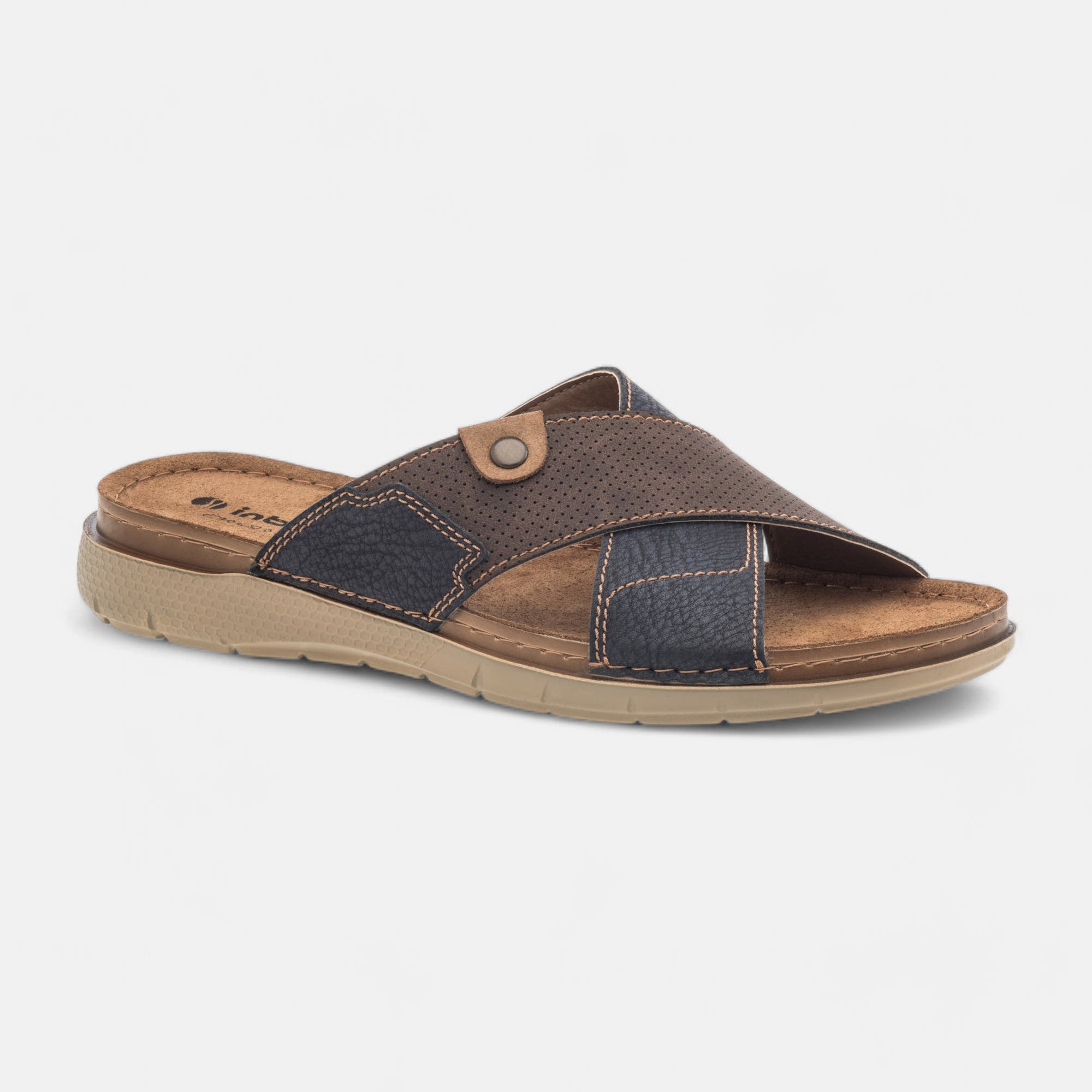Mules Homme bleu marine