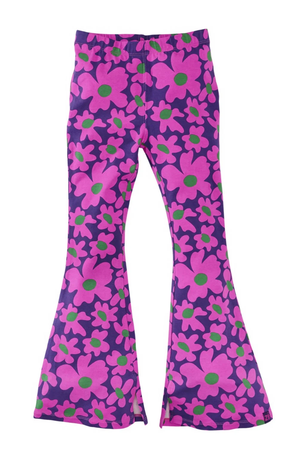 Z8 kids flared broek Maylie roze/paars
