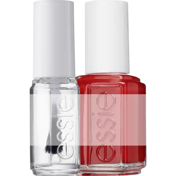 Nagellack Nr. 60 really red + Mini Über- und Unterlack base & top coat all in one