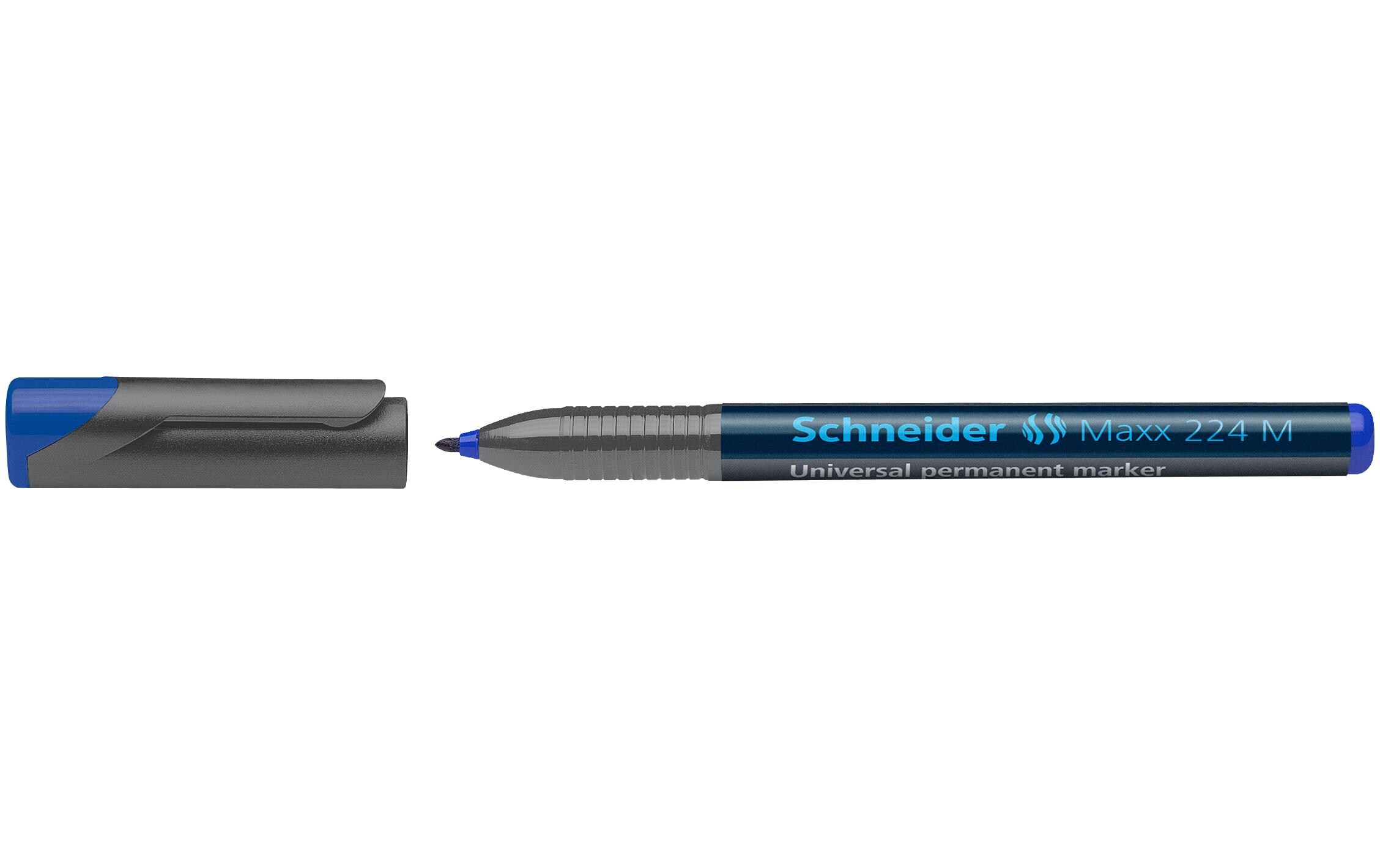 Universal-Marker Maxx 224 M permanent, BlauMarker permanent, 1 mm