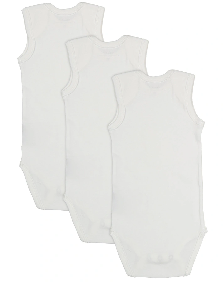Body NBNBODY 3er-Pack ärmellos in weiß