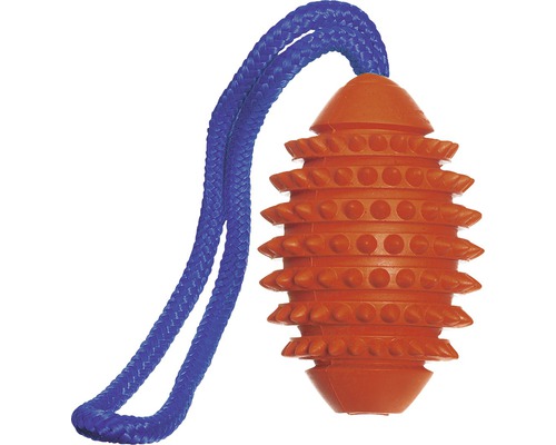 Boomer Aqua Voetbal massief rubber 9 cm, oranje
