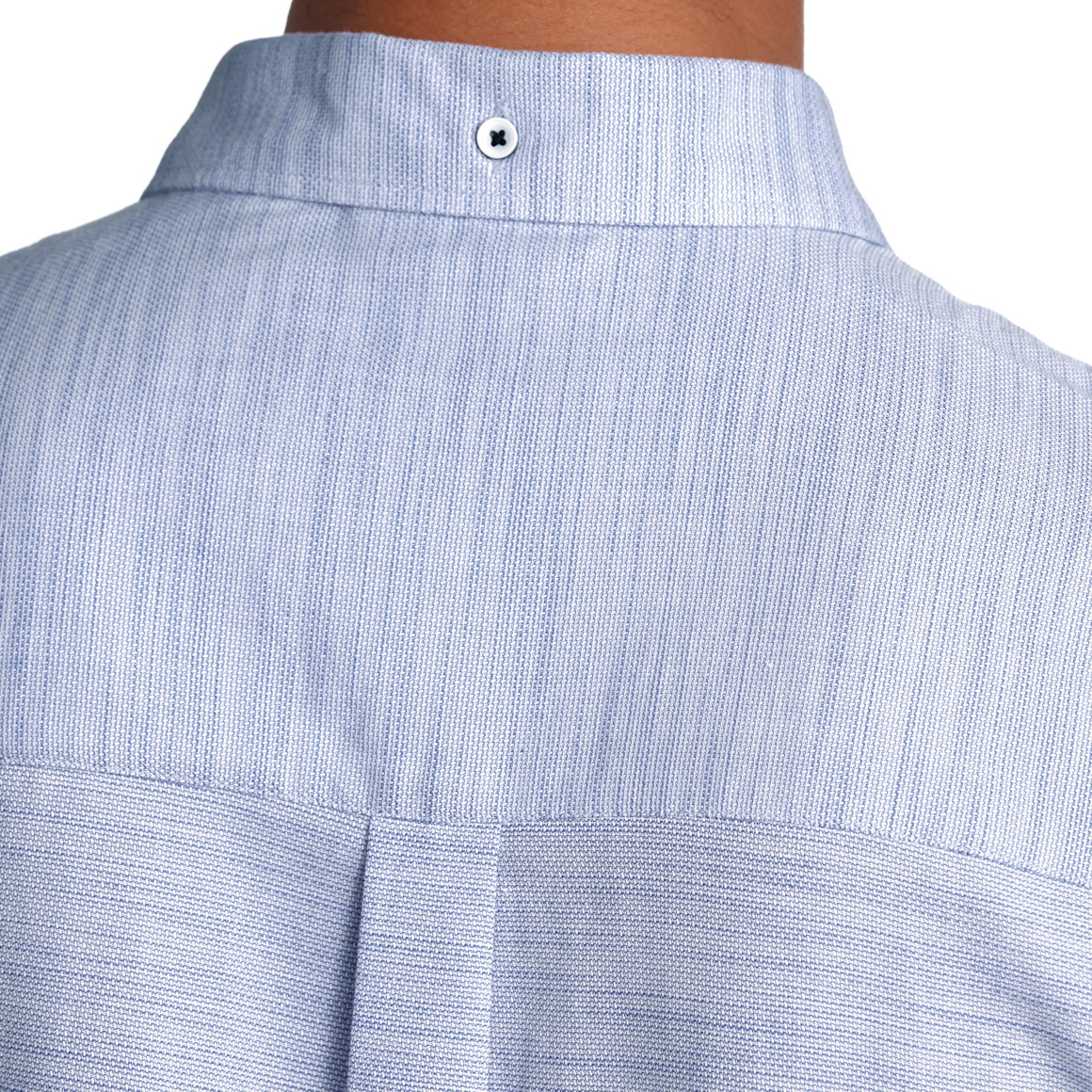 VanVaan Herren Hemd in Melange-Optik blau