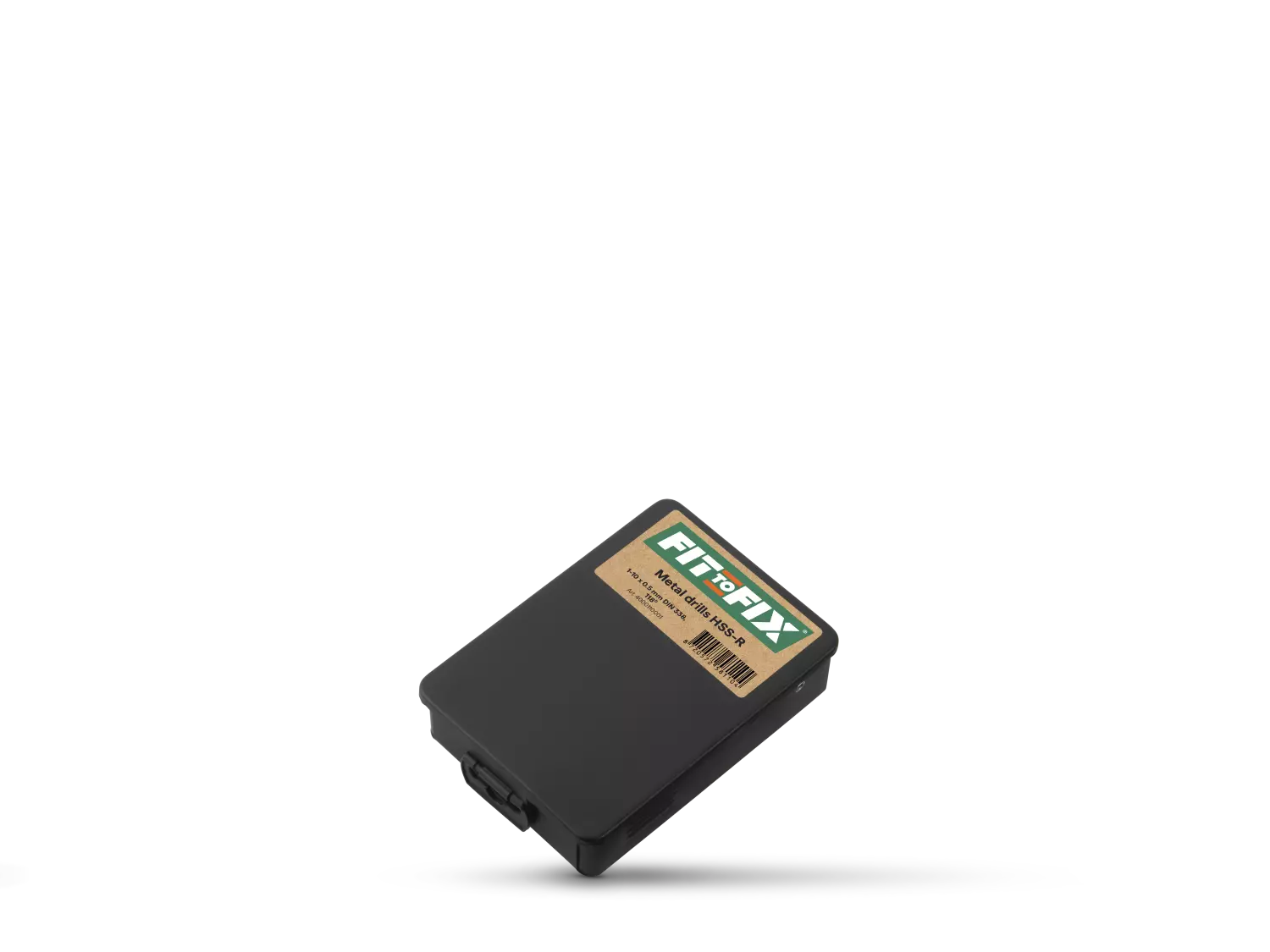 Fit-to-Fix 4000110001 19-delige Uni Metaalborenset DIN338 - HSS-R - 1-10mmx0.5cm