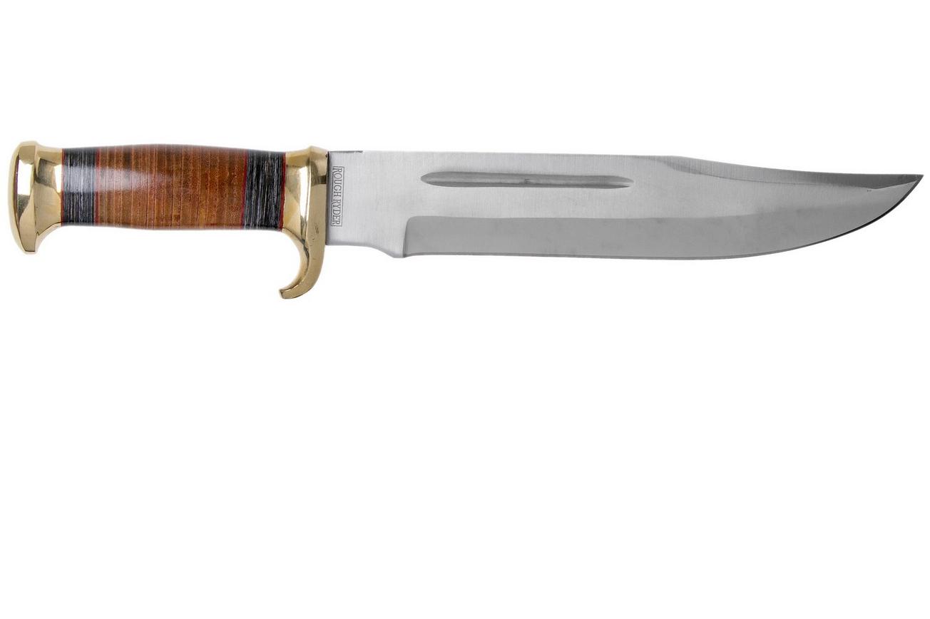 Rough Ryder Stacked Leather Bowie RR2006 vaststaand mes