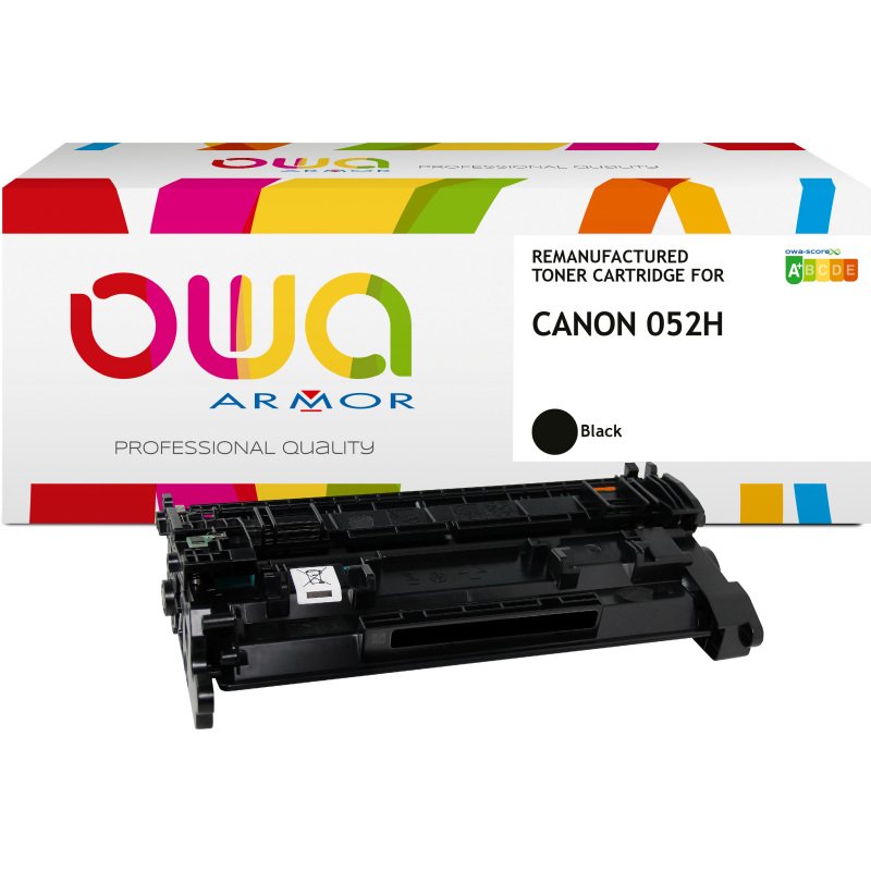 Toner remanufacturé OWA - haute capacité - Noir - pour CANON 052H