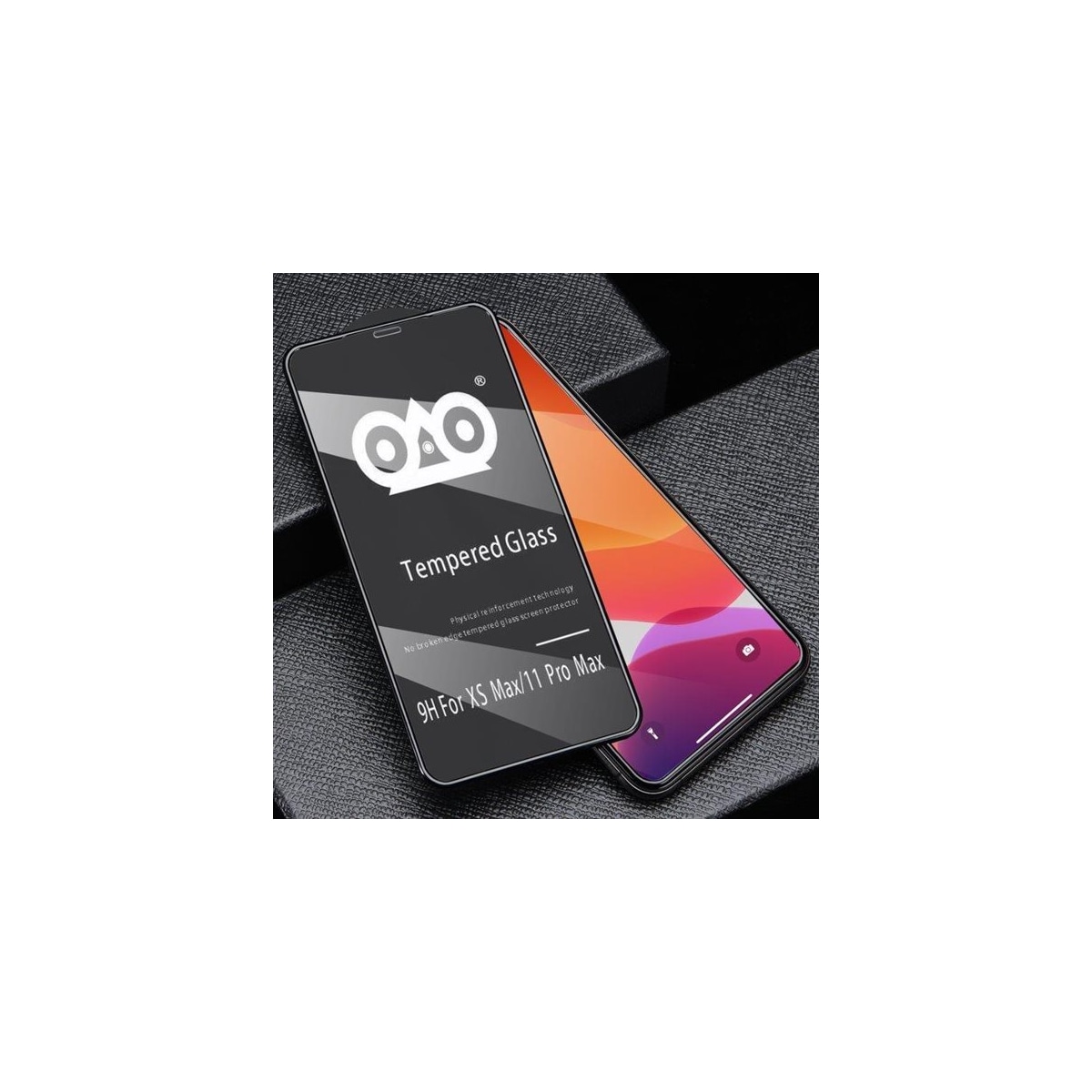 9H temperert skjermbeskyttelse til iPhone 11 Pro Max