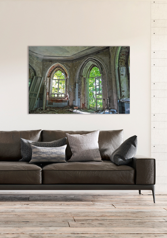 Akustikbild LOST PLACE SALON 80x120cm, 7kg