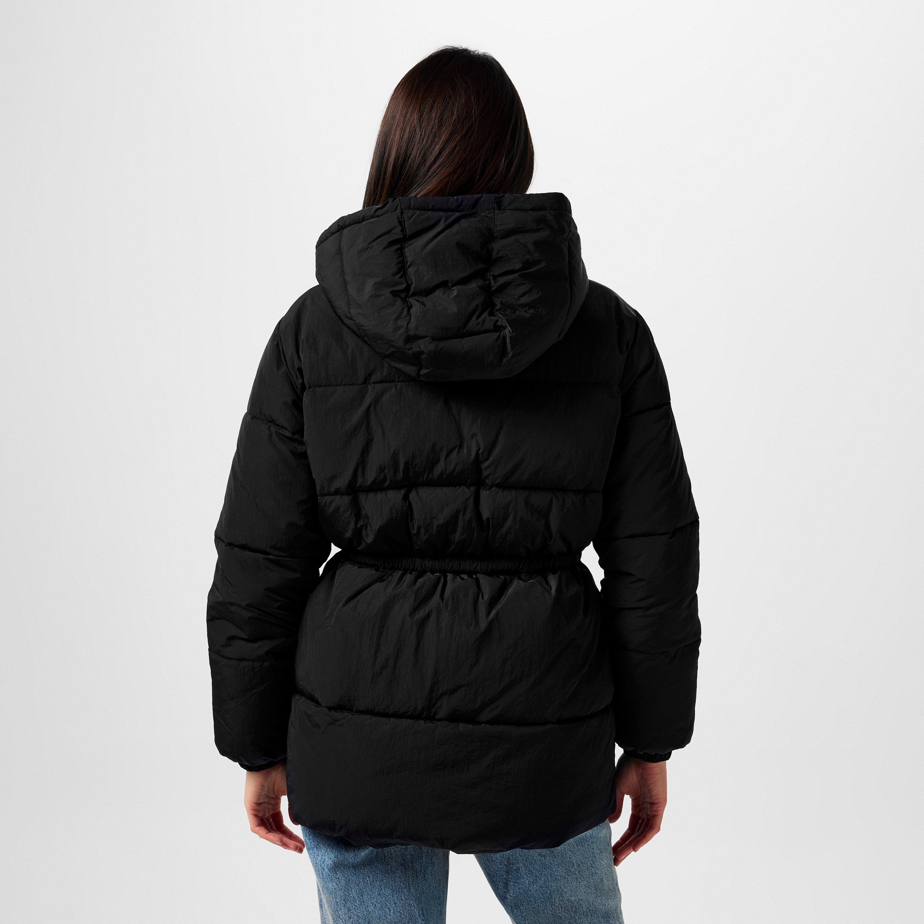 Jack Wills JW Belted Tie Puffer Jacket Womens