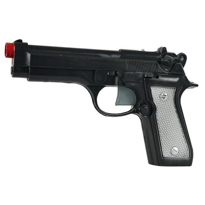 Kugelpistole mit Munition, Länge: 21cm