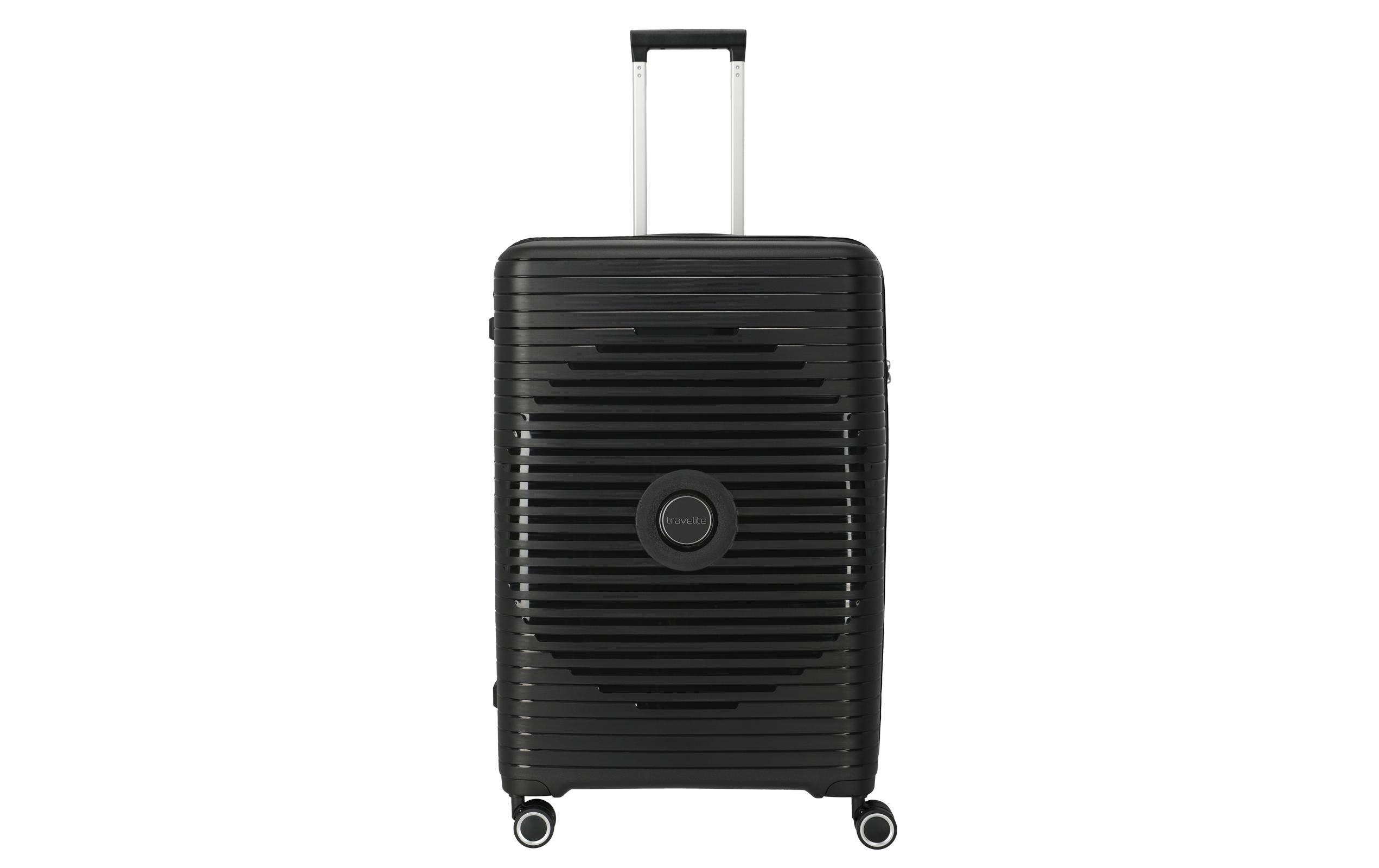Reisekoffer ORBITA Trolley, L SchwarzDer kompakte Begleiter für bunte Reisen