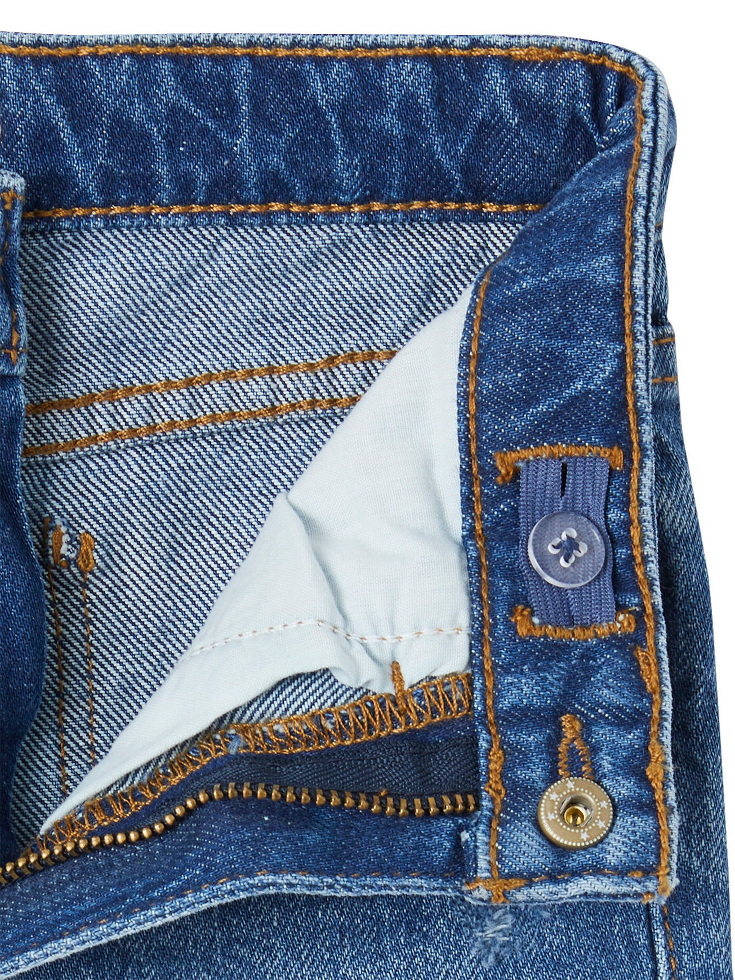 Vertbaudet Gerade Mädchen Jeans, Hüftweite SLIM blue stone