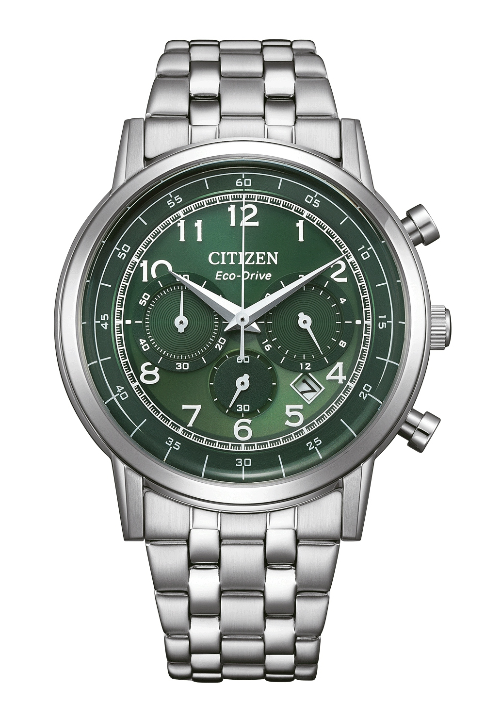 Citizen Eco Drive Chrono Classic Herrenchronograph grün