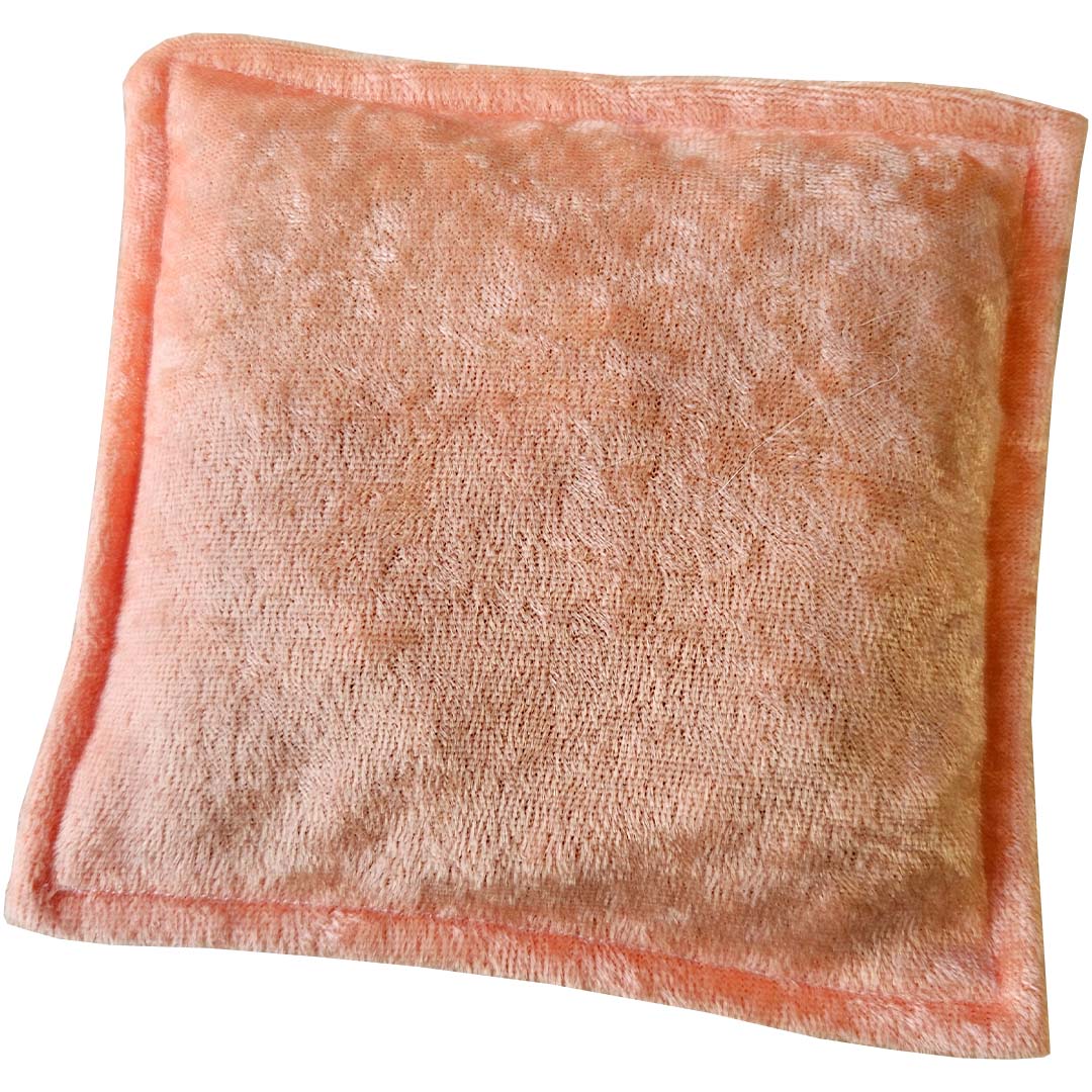 Pit and play pittenzakje velvet - pastel oranje