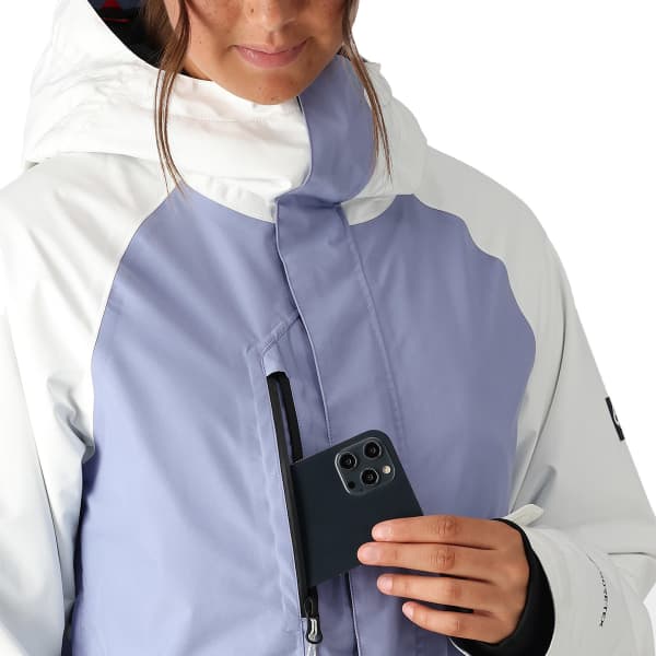 Veste snowboard 686 WMNS GORE-TEX WILLOW INSL JKT PURPLE IMPRESSION COLORBLOCK