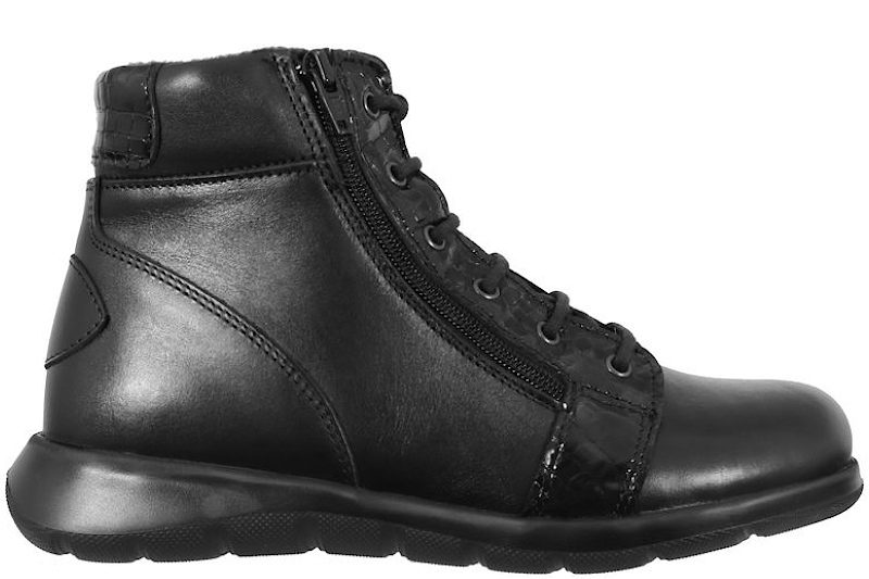 NEW FEET BOOT WITH LACE AND ZIPPER