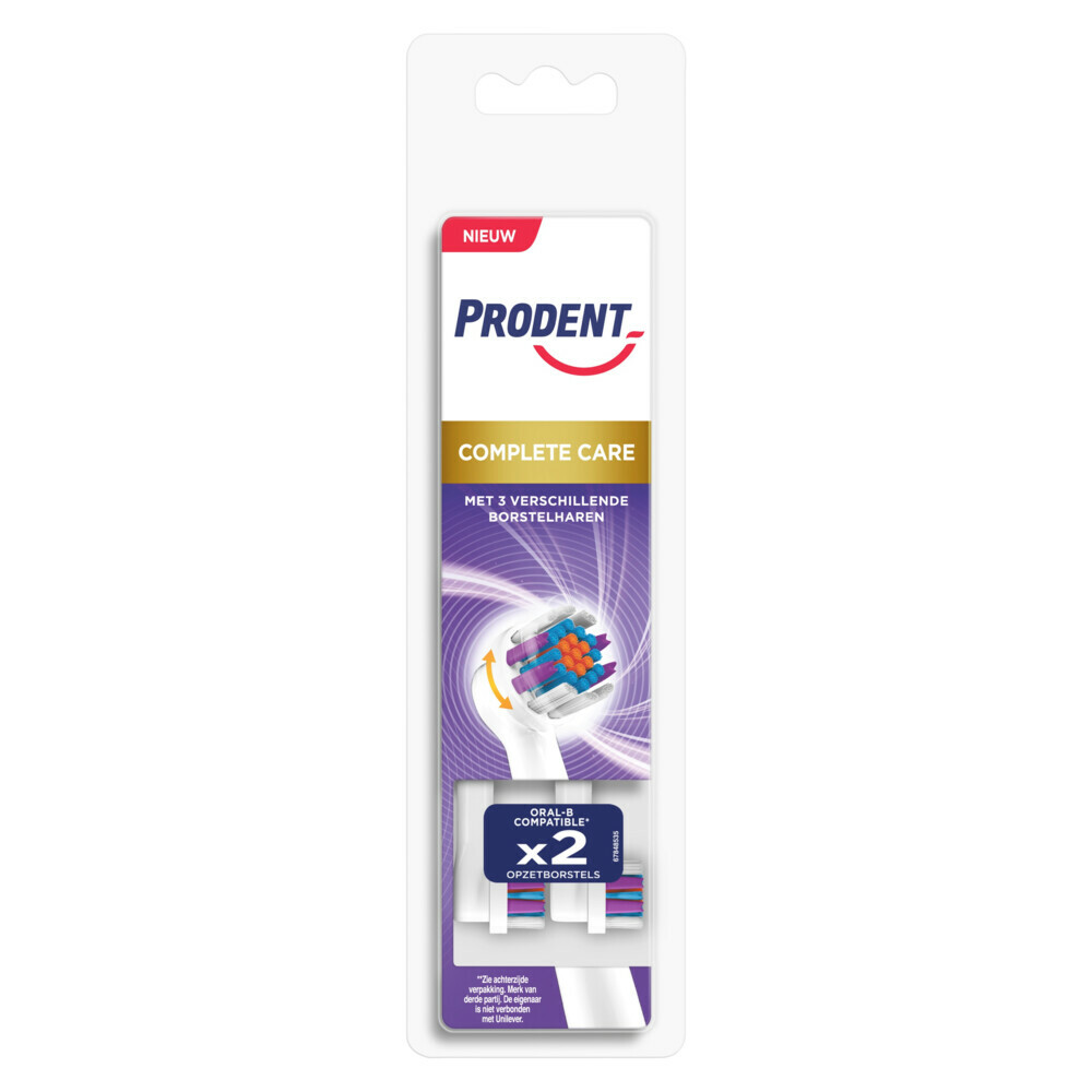 Prodent Opzetborstels Long Active2 stuks