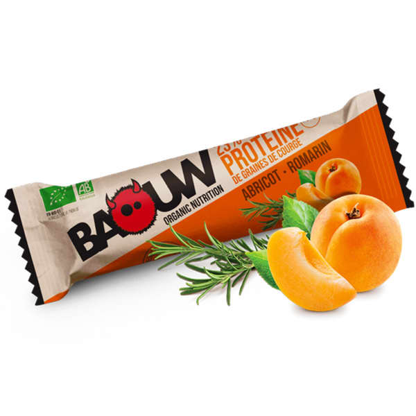Barres énergétiques BAOUW BARRE PROTÉINÉE BIO ABRICOT-ROMARIN UNI