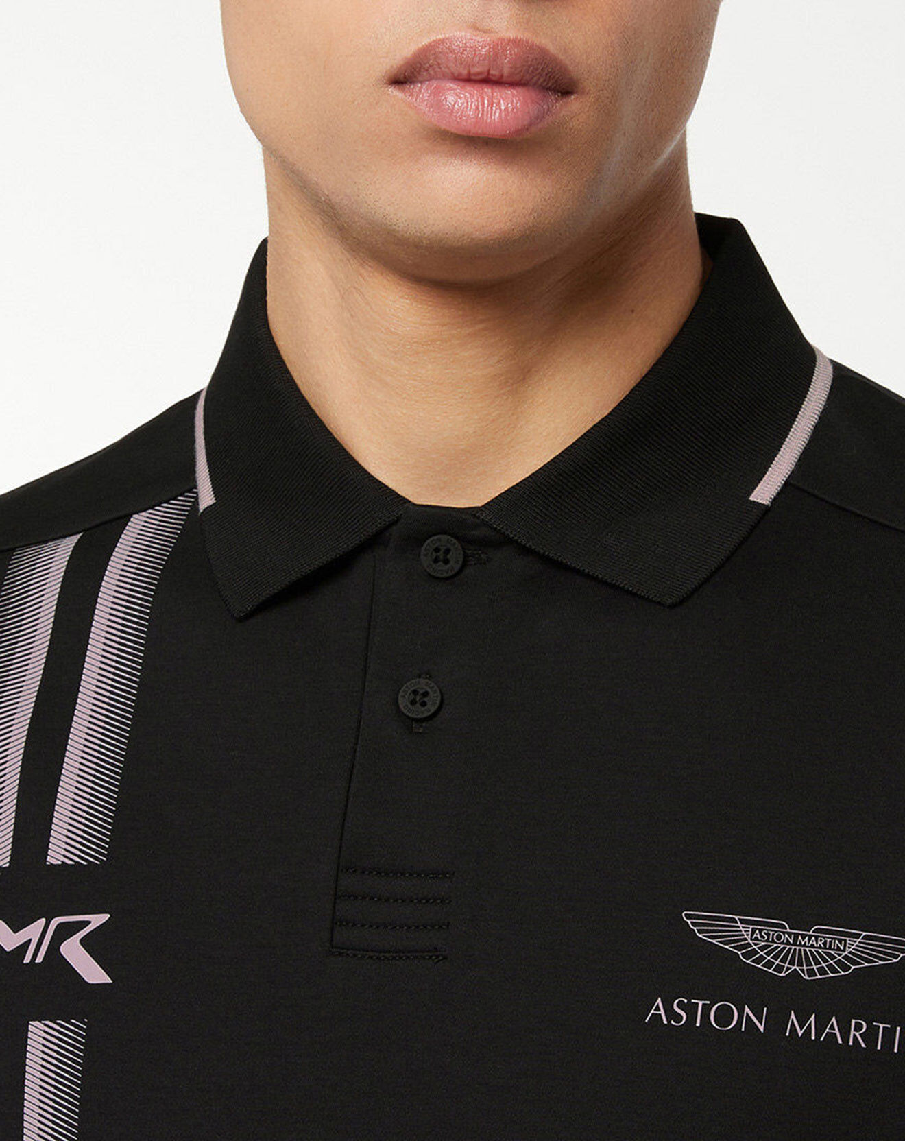 Hackett London Polo Regular Fit Aston Martin Racing noir