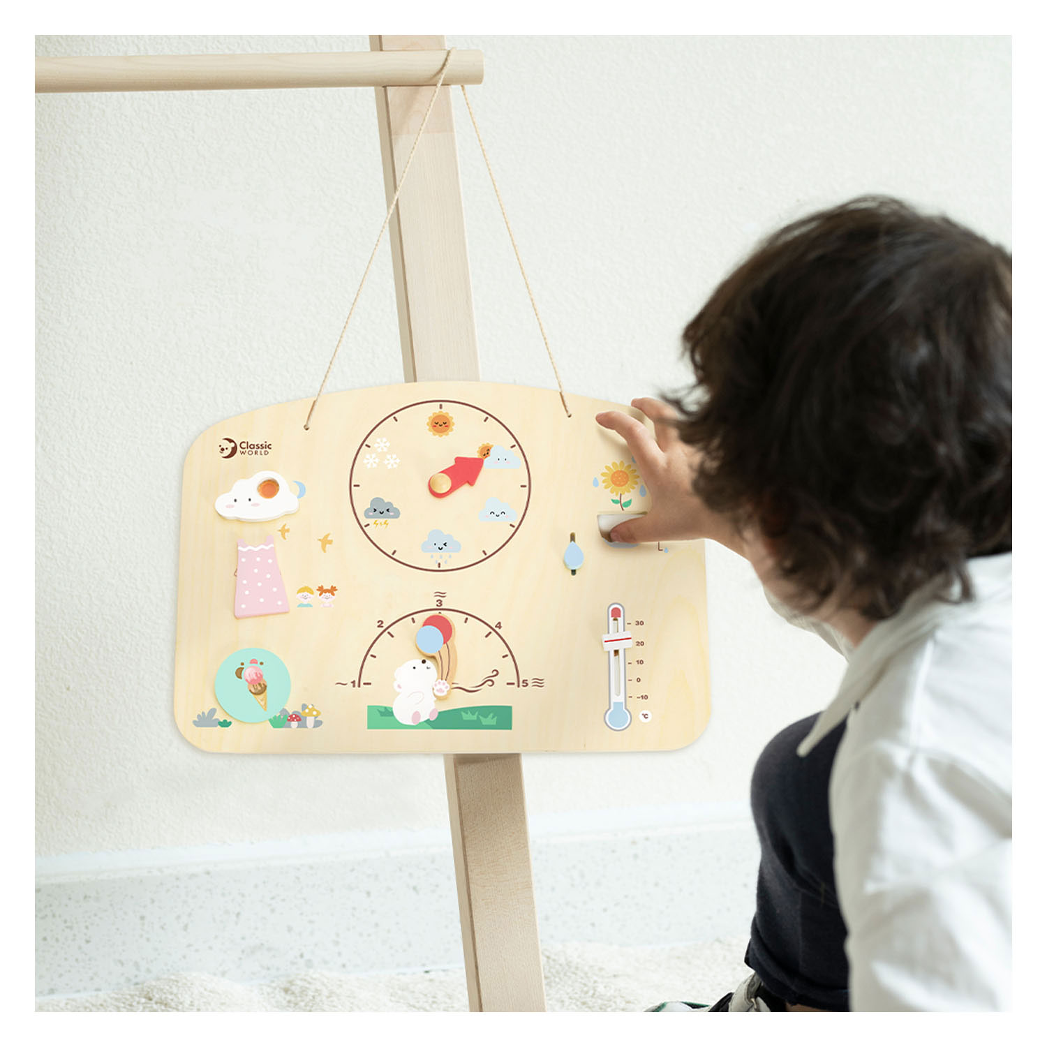 Classic World Houten Weermeter