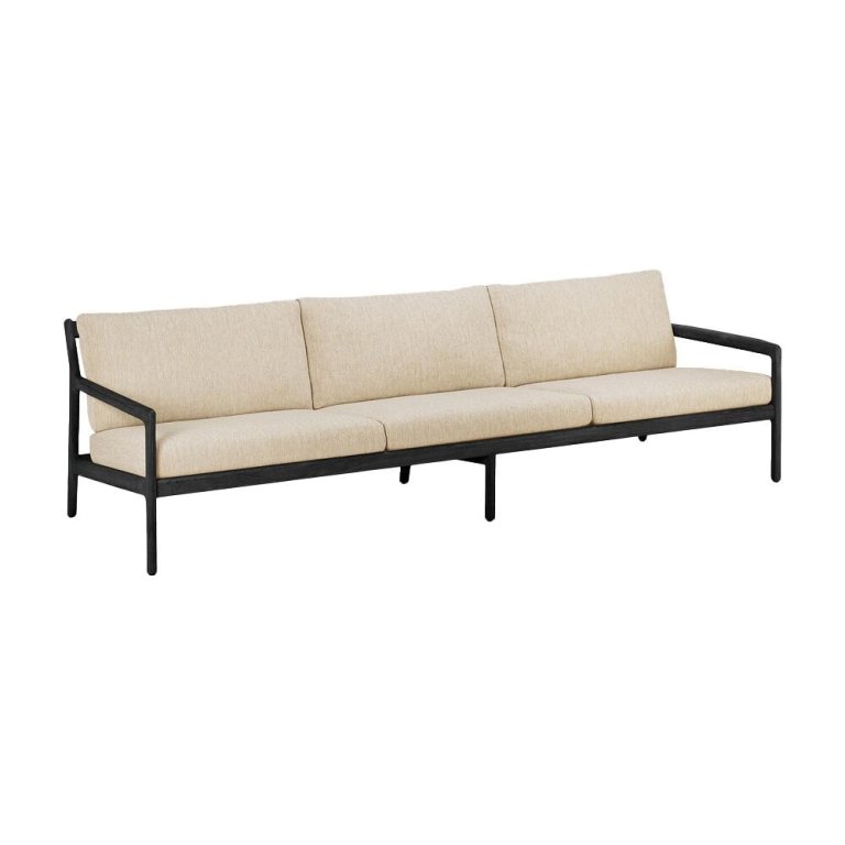 Ethnicraft Jack outdoor tuinbank 265 teak zwart natural