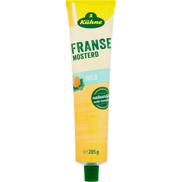 Kühne Franse Mosterd Mild 205 g