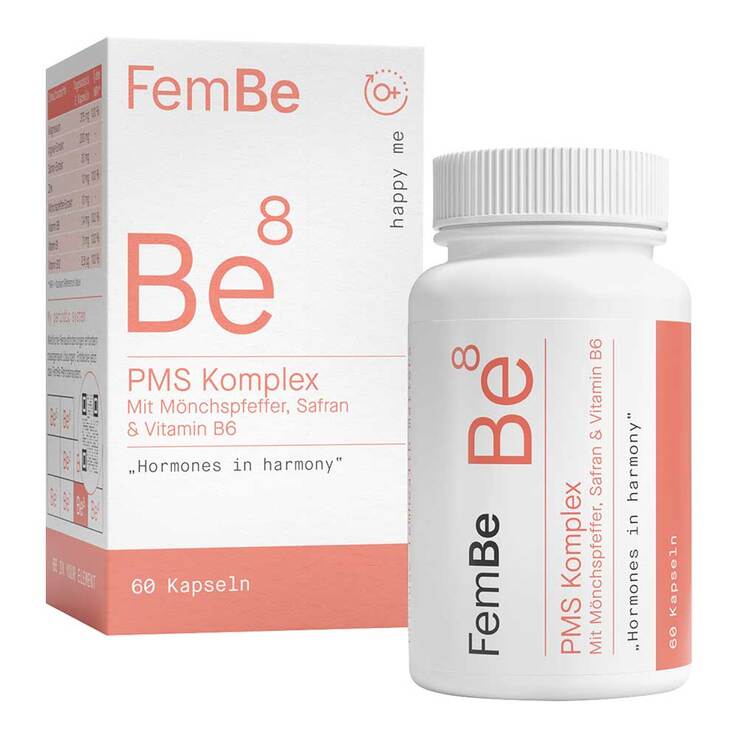 Fembe Be8 Pms Komplex Hormon Zyklus Kapseln, 60 St
