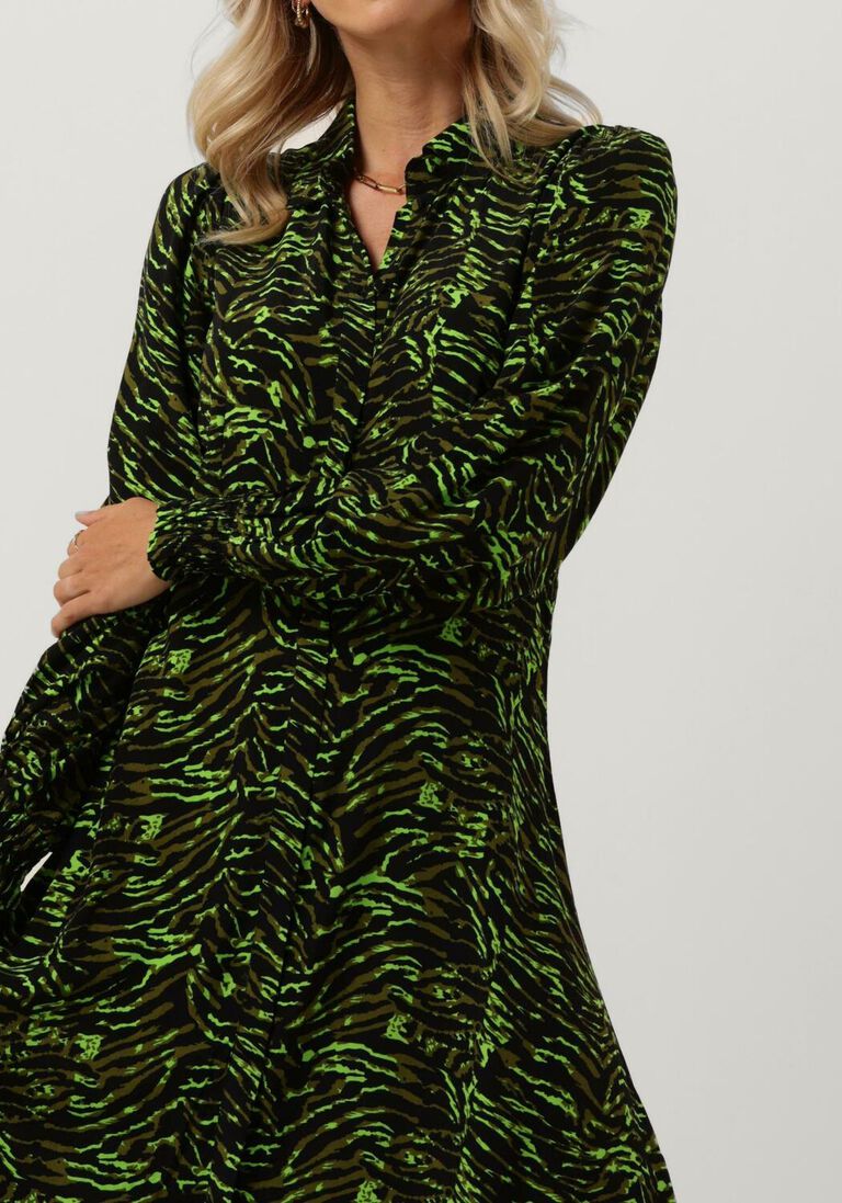 Y.A.S. zwarte y.a.s. midi jurk yasjasminni ls midi shirt dress s.