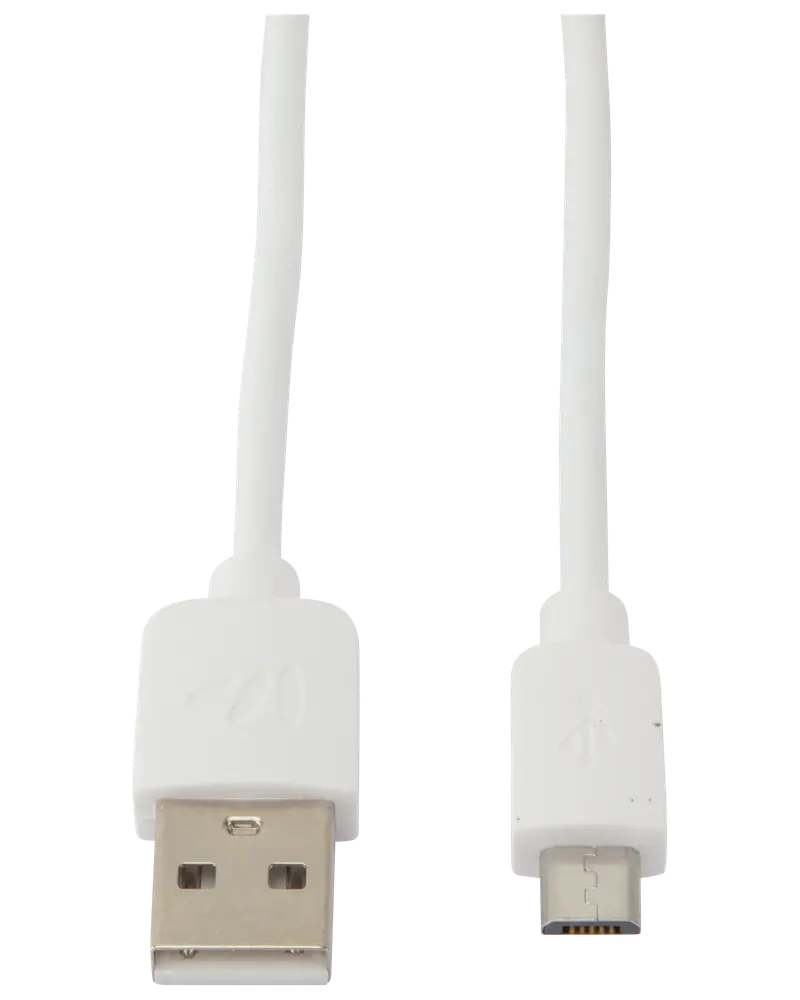 SINOX Micro-USB b-a 1 meter - hvid