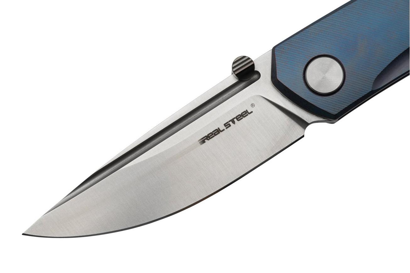 Real Steel Luna Maius, Titanium Slate Blue 7093, zakmes
